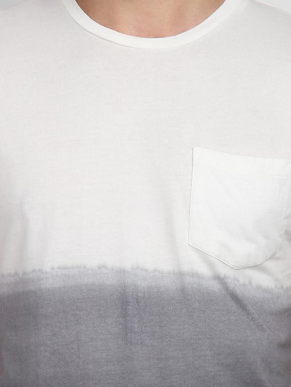 white ombre pocket tshirt - 17034076 - Zoom Image - 6