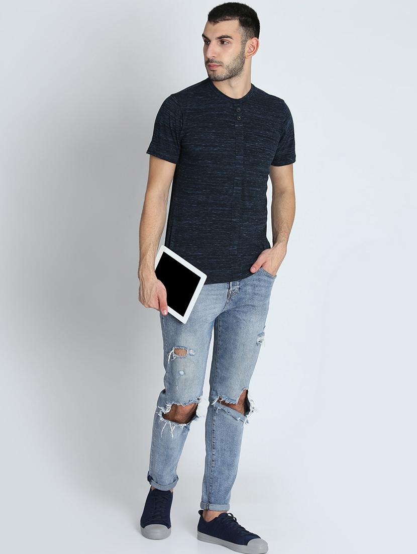 black melange tshirt - 17034081 - Zoom Image - 4