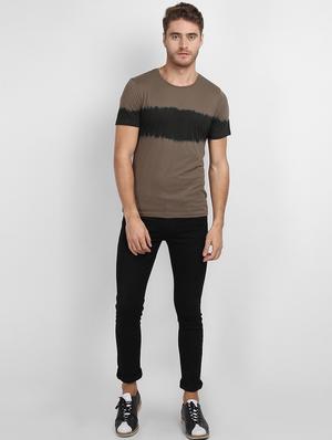 olive green tie and dye tshirt - 17034084 - Standard Image - 4