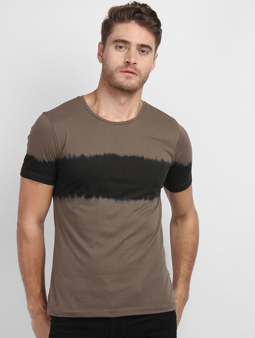 olive green tie and dye tshirt - 17034084 - Zoom Image - 1