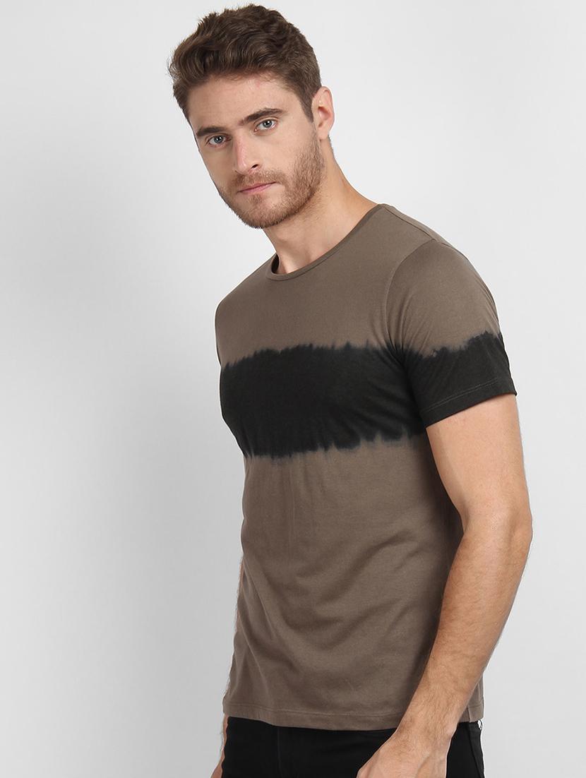 olive green tie and dye tshirt - 17034084 - Zoom Image - 2