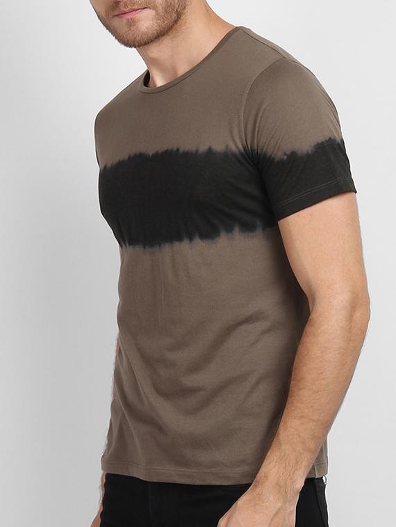 olive green tie and dye tshirt - 17034084 - Zoom Image - 5