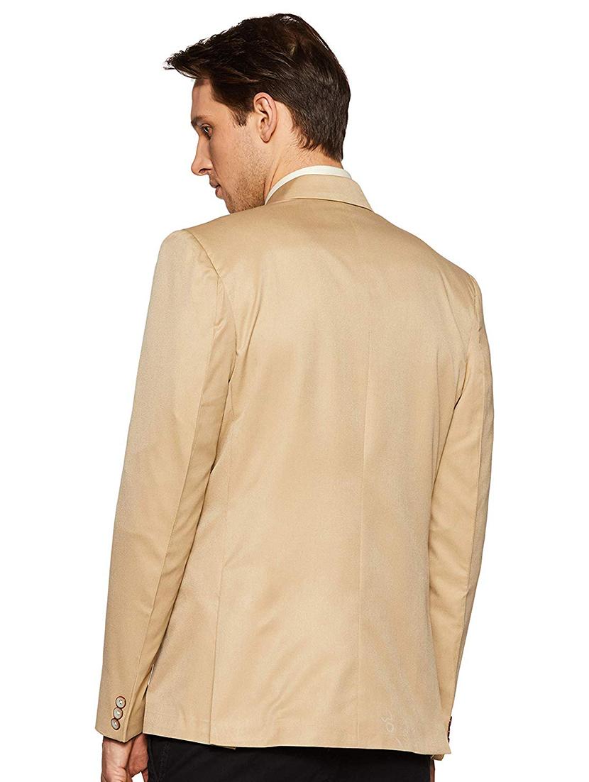 beige solid formal blazer - 17034617 - Zoom Image - 2