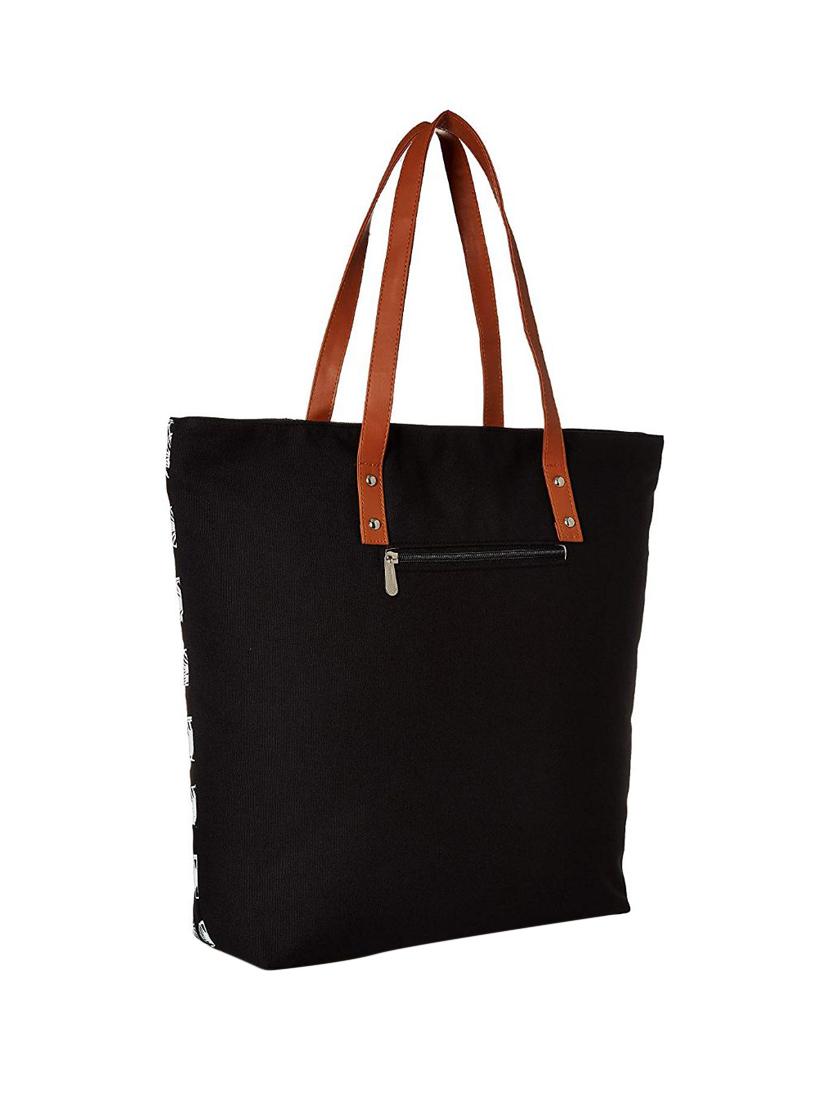 printed canvas regular tote - 17034811 - Zoom Image - 2