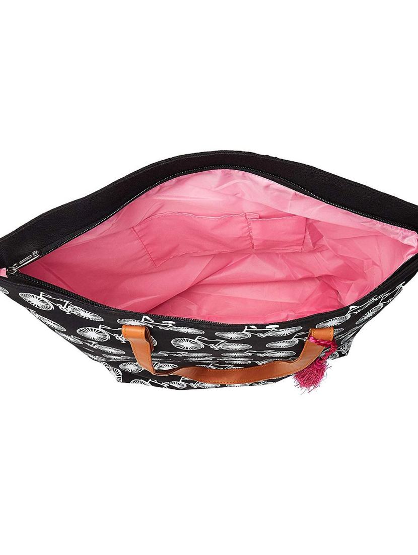 printed canvas regular tote - 17034811 - Zoom Image - 3
