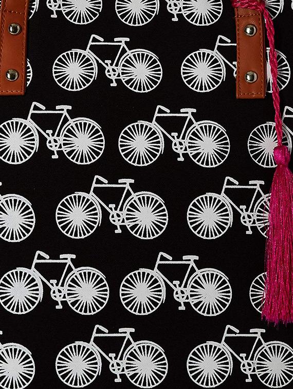 printed canvas regular tote - 17034811 - Zoom Image - 4