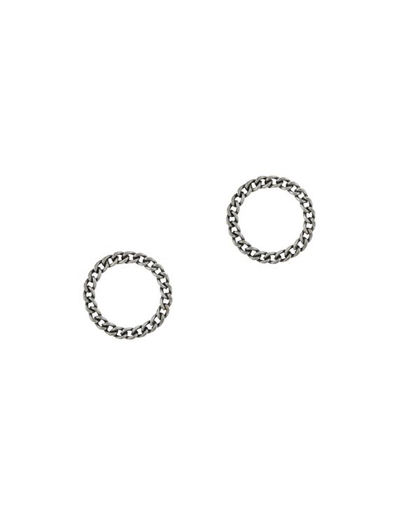 silver metal studs earring - 17041260 - Zoom Image - 1