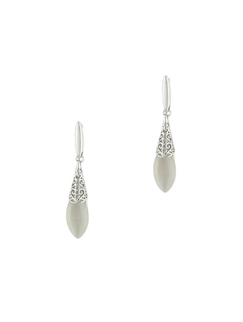 gold metal drop earring - 17041441 -  Standard Image - 0