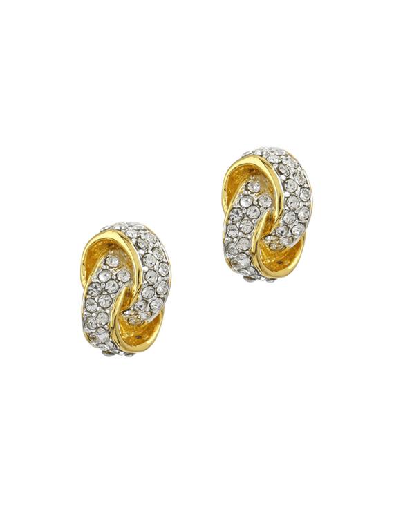 gold metal studs earring - 17041526 - Zoom Image - 1