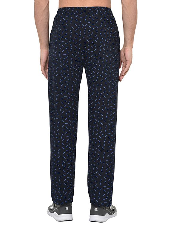 black and grey printed track pant - 17059398 - Zoom Image - 3