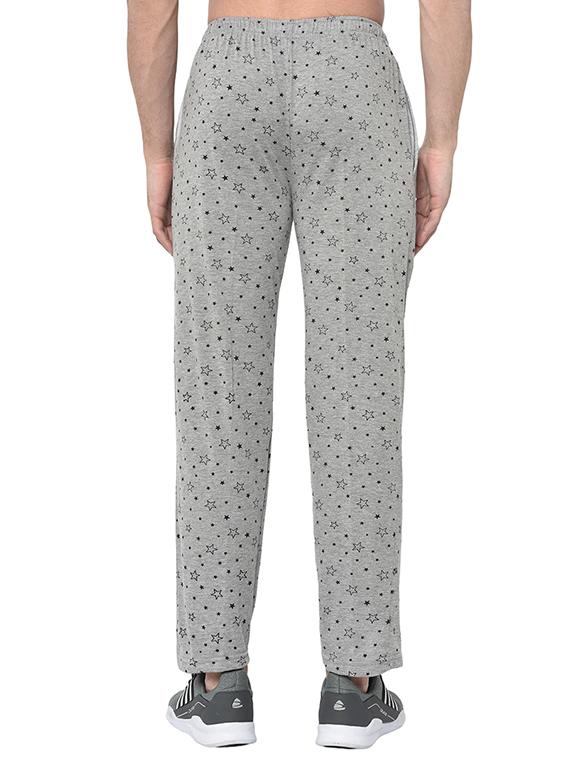 black and grey printed track pant - 17059398 - Zoom Image - 5