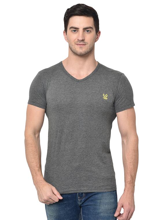 grey solid combo t-shirt - 17059670 - Zoom Image - 2