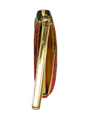 multi colored satin regular clutch - 17060118 - Standard Image - 4