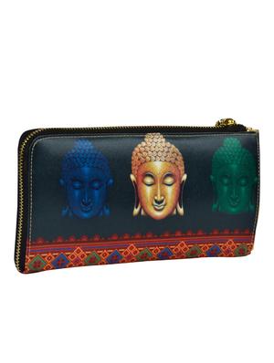 multi colored satin regular clutch - 17060129 - Standard Image - 2