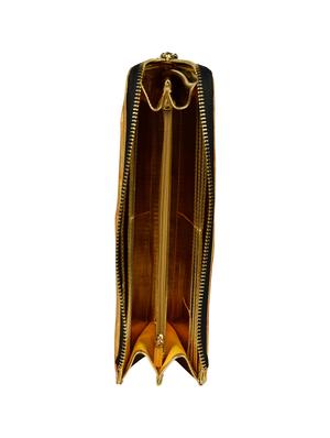 yellow satin regular clutch - 17060132 - Standard Image - 3