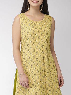 printed layered a-line kurta - 17060692 - Standard Image - 4