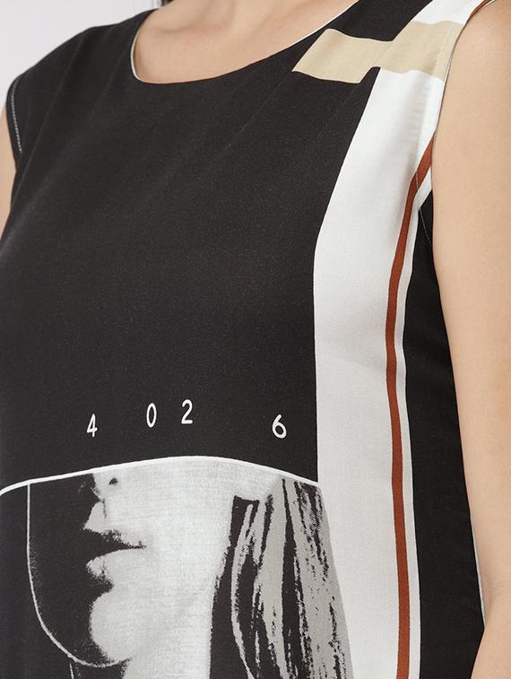 printed straight kurta - 17060695 - Zoom Image - 5