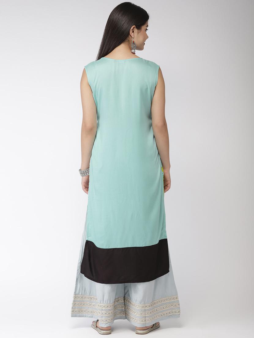 printed straight kurta - 17060700 - Zoom Image - 3