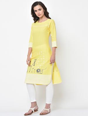 pastel straight kurta - 17060721 - Standard Image - 3