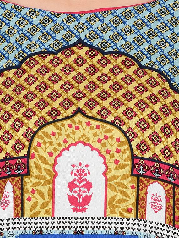 printed straight kurta - 17061215 - Zoom Image - 6