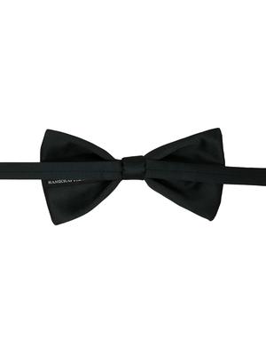 black poly satin bow ty - 17062293 - Standard Image - 2