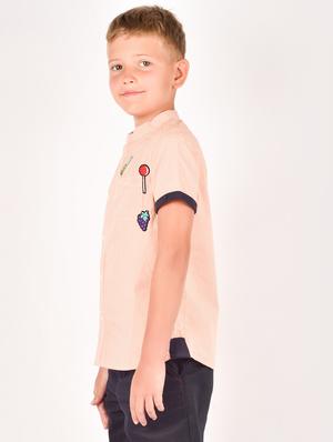 orange cotton shirt - 17062589 - Standard Image - 2
