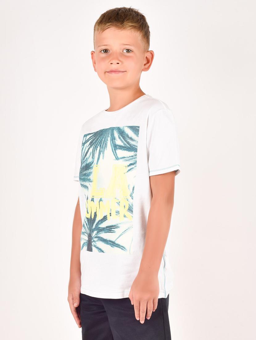 white cotton tshirt - 17062595 - Zoom Image - 2
