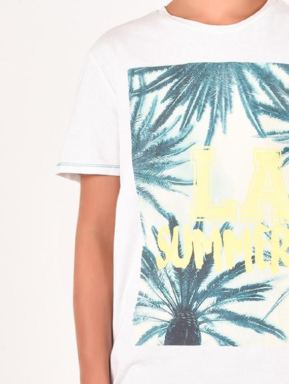 white cotton tshirt - 17062595 - Zoom Image - 5