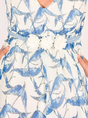 blue cotton frock - 17062598 - Standard Image - 4