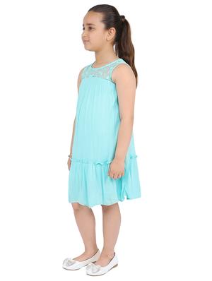green viscose frock - 17062604 - Standard Image - 2