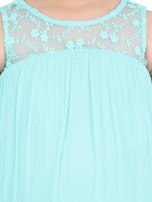 green viscose frock - 17062604 - Standard Image - 4