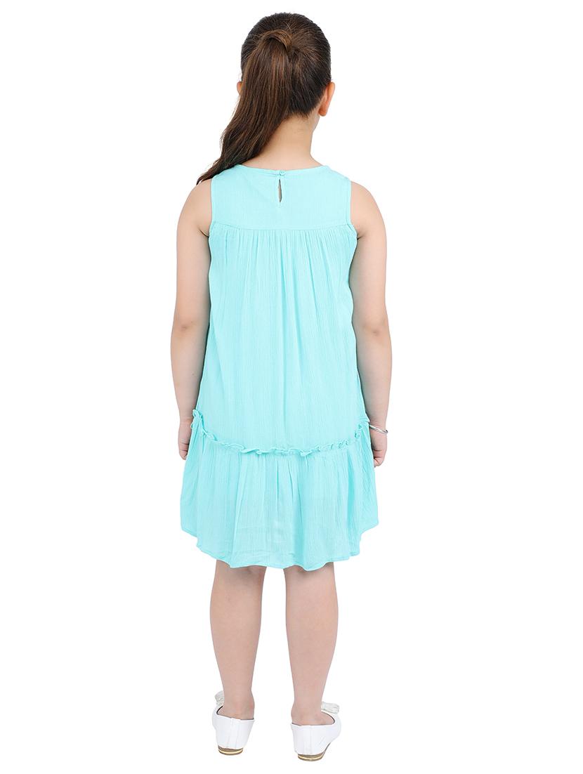 green viscose frock - 17062604 - Zoom Image - 3