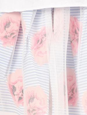 blue polyester regular skirt - 17062615 - Standard Image - 5