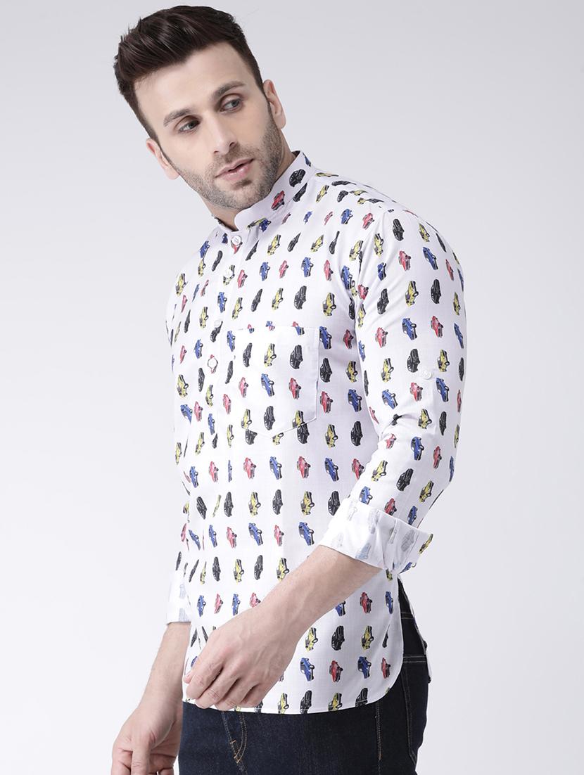 white printed short kurta - 17063788 - Zoom Image - 2
