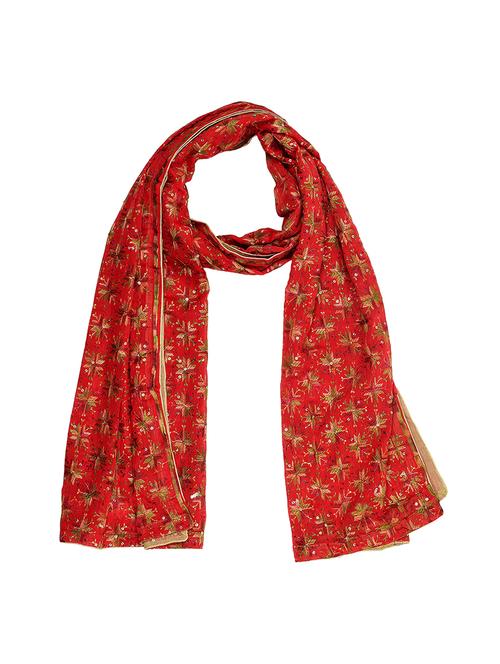 phulkari embroidered dupatta - 17064002 - Standard Image - 1