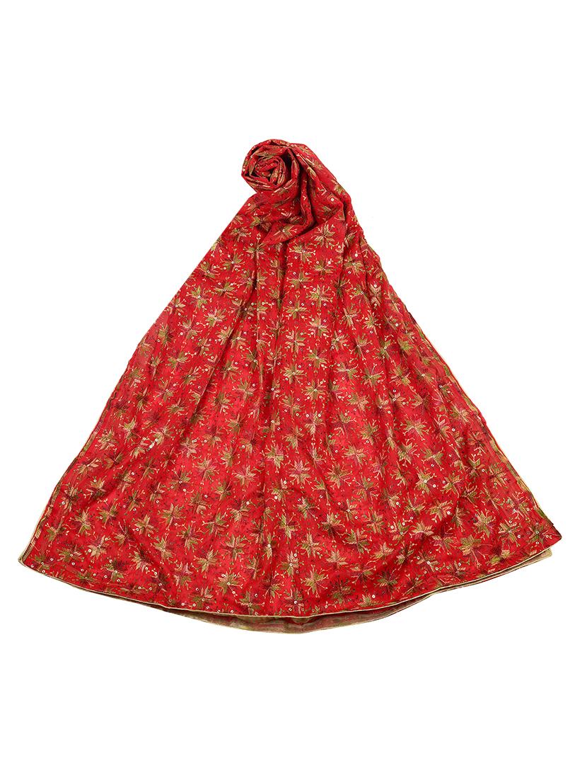 phulkari embroidered dupatta - 17064002 - Zoom Image - 2