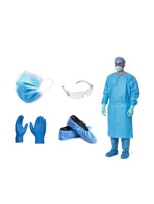 covid-19 ppe kit with full body cover (90 gsm) - 17064049 - Standard Image - 4