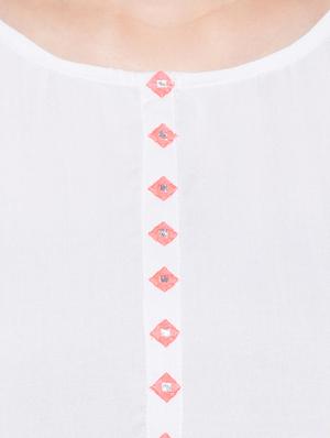 white viscose kaftan - 17064056 - Standard Image - 5