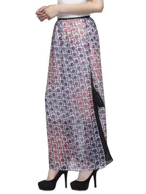 high rise floral maxi skirt - 17064413 - Standard Image - 2