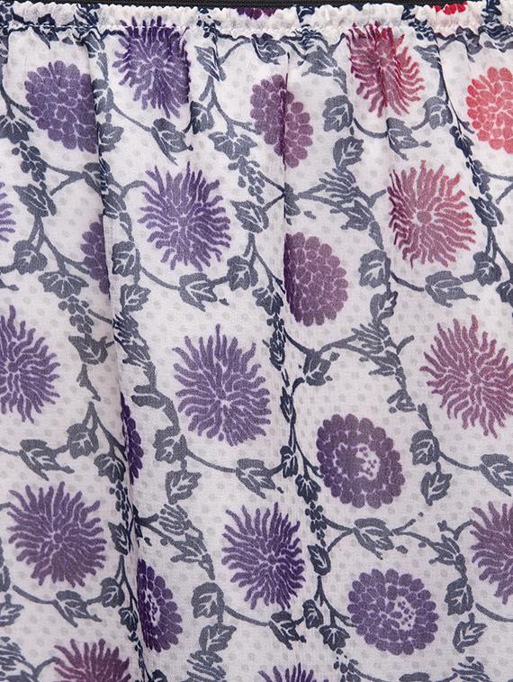 high rise floral maxi skirt - 17064413 - Zoom Image - 5