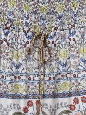drawstring waist floral a-line skirt - 17064422 - Standard Image - 5
