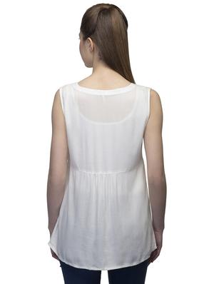 button up embroidered top - 17064539 - Standard Image - 3
