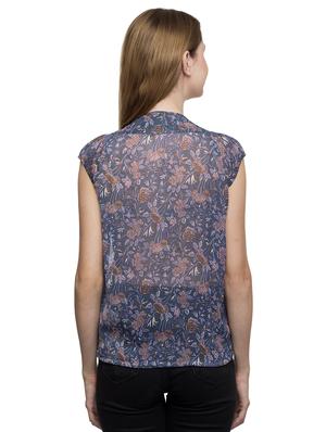 v neck floral top - 17064540 - Standard Image - 3