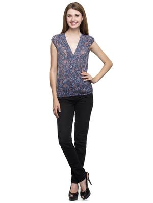 v neck floral top - 17064540 - Standard Image - 4