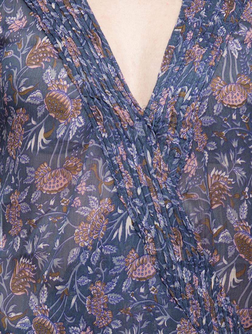 v neck floral top - 17064540 - Zoom Image - 5