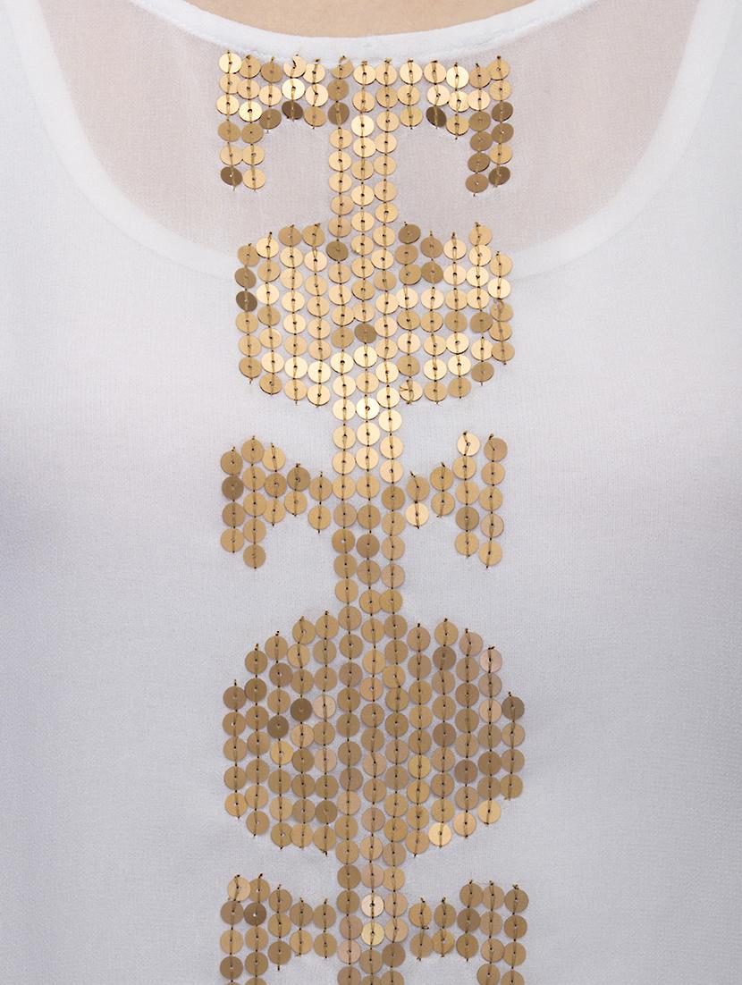 round neck sequin top - 17064551 - Zoom Image - 4