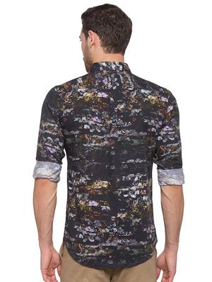 black cotton casual shirt - 17065561 - Standard Image - 3