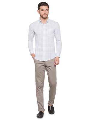 white formal checks shirt - 17065578 - Standard Image - 4