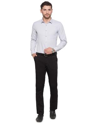 blue formal solid shirt - 17065590 - Standard Image - 4