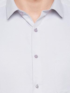 blue formal solid shirt - 17065590 - Standard Image - 5